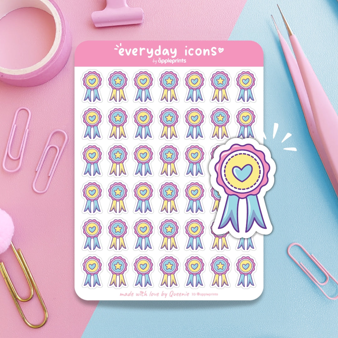 Medal Planner Icon Stickers