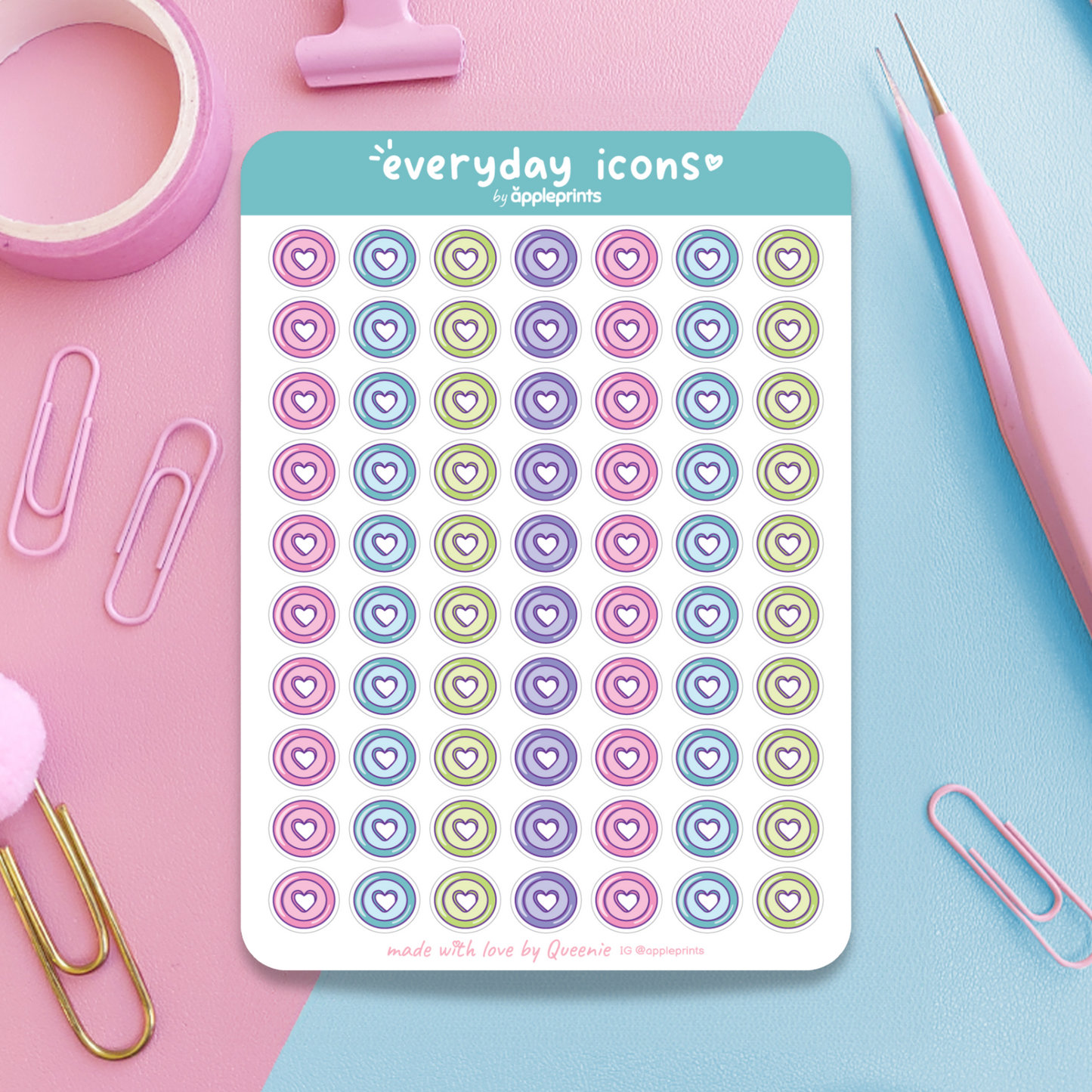 Planner Discs Planner Icon Stickers