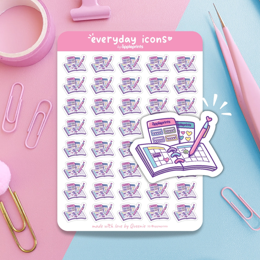 Planning Session Planner Icon Stickers