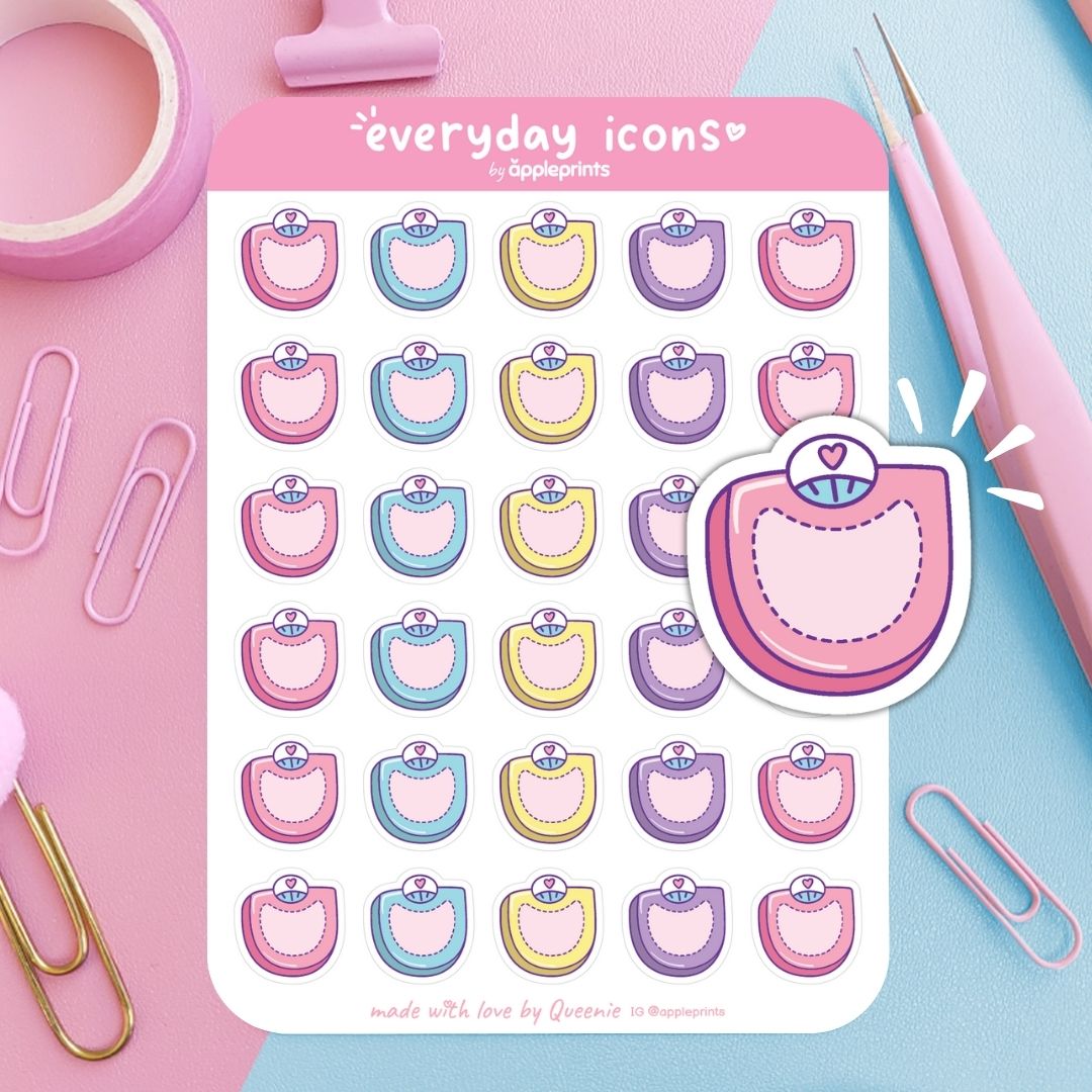 Weight Tracker Planner Icon Stickers