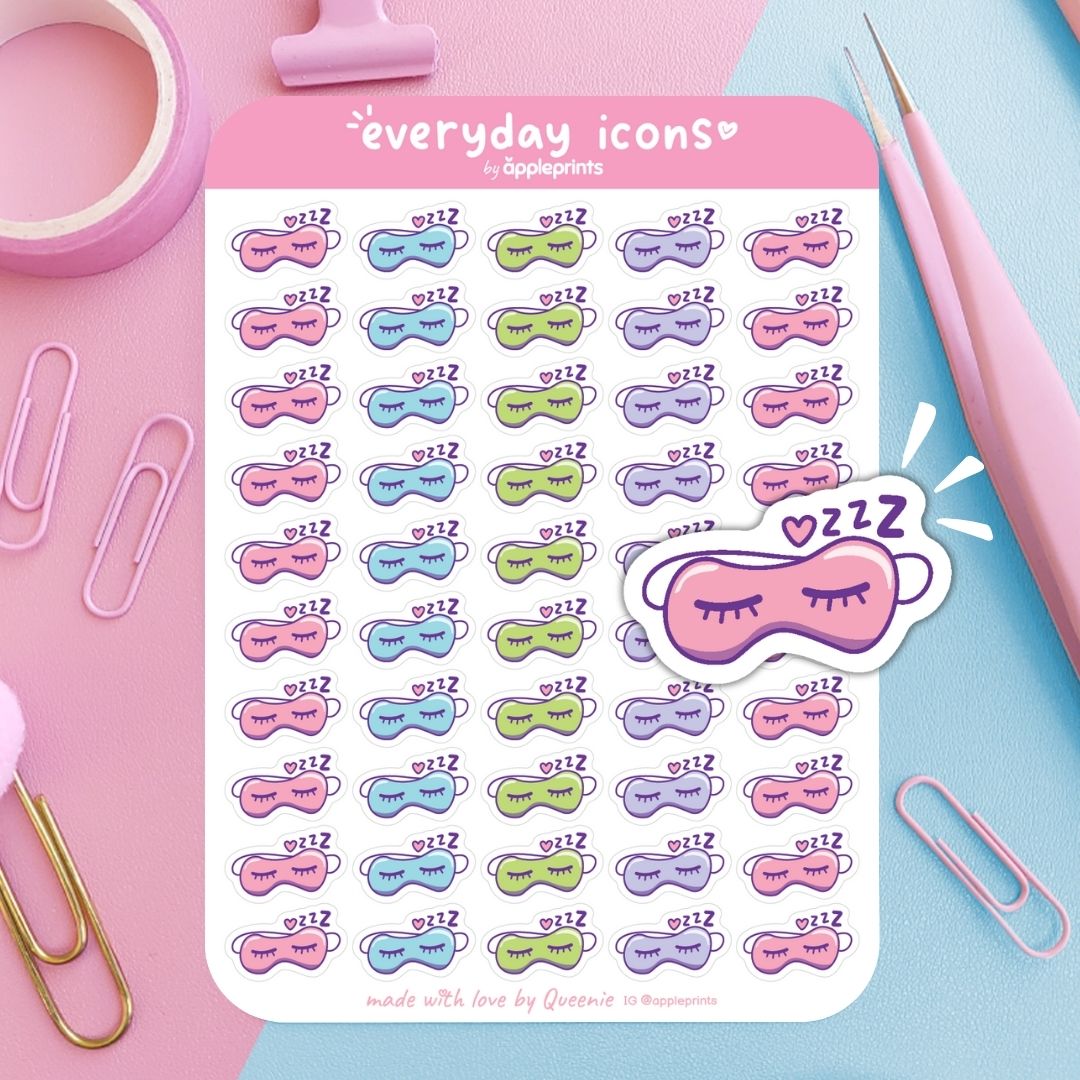 Nap Time Planner Icon Stickers