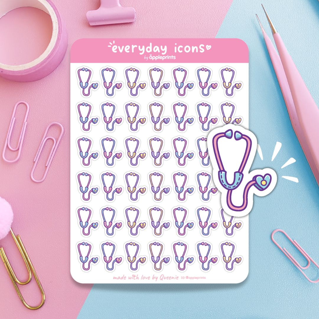 Doctors Appointment Planner Icon Stickers