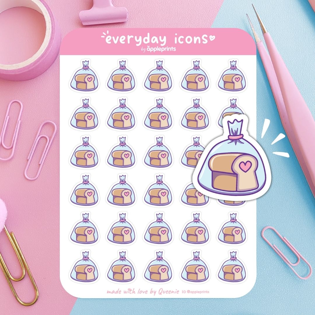 Bread Icon Planner Icon Stickers