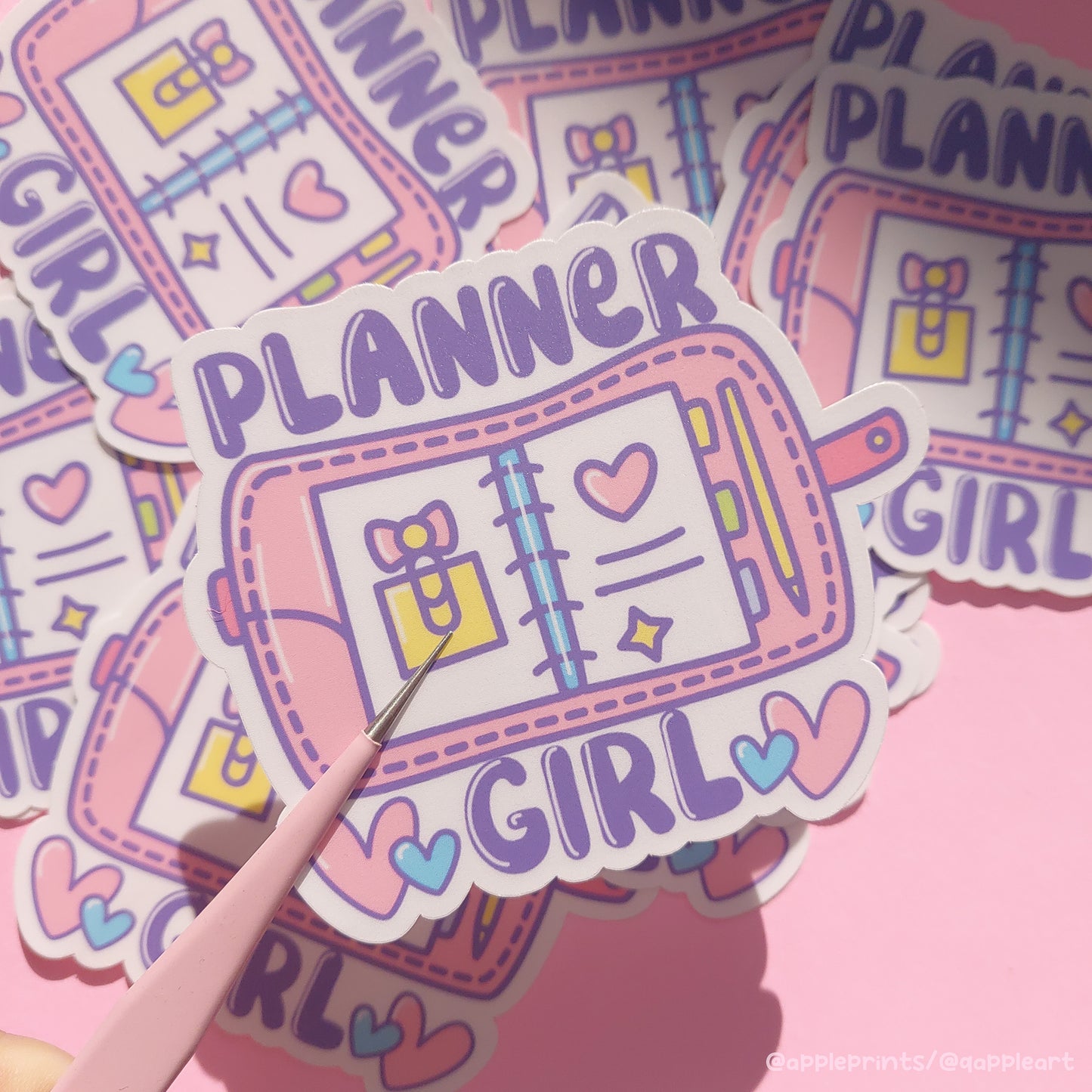 Planner Girl Vinyl Diecut Sticker