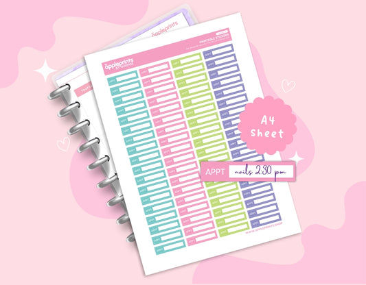 FREE Appointment Reminder Printable Stickers