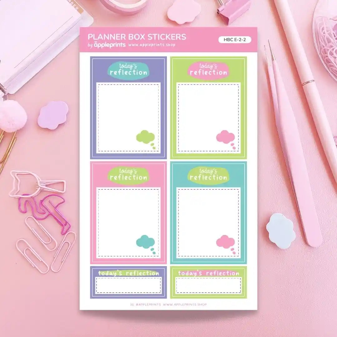 Today's Reflection | Functional Planner Stickers