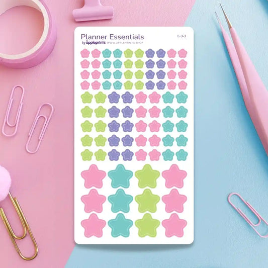 Star Shape Stickers | Functional Planner Stickers